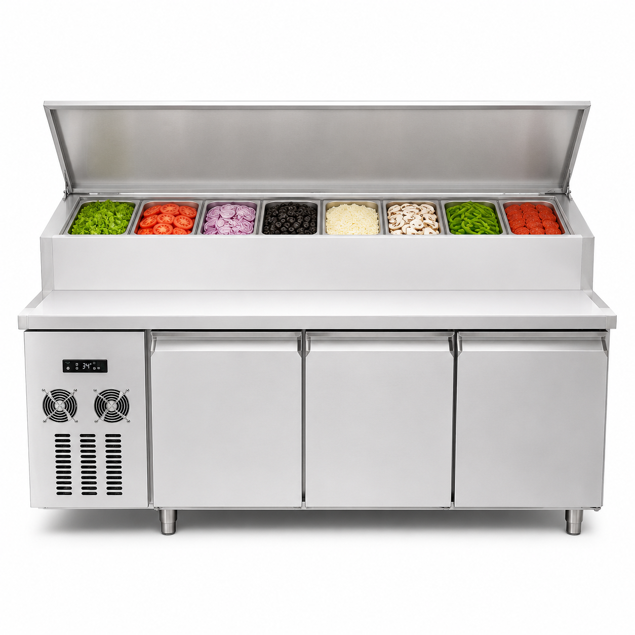 Flip-Lid Prep Table